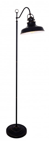 New Haven golvlampa (musta)