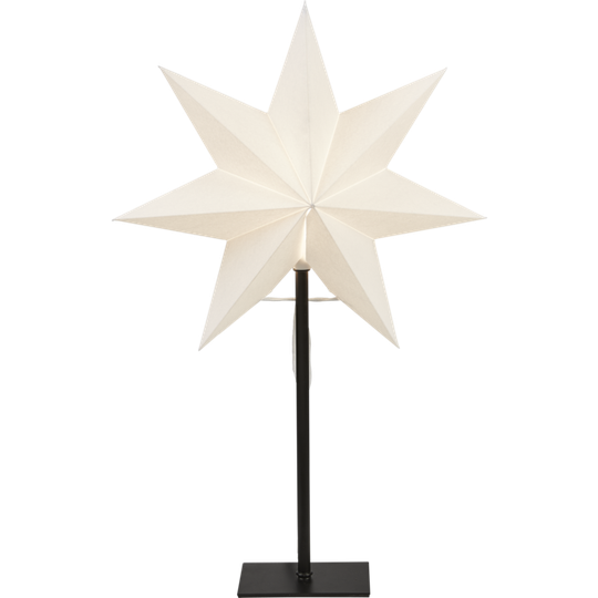 Frozen star on foot 55cm (musta)