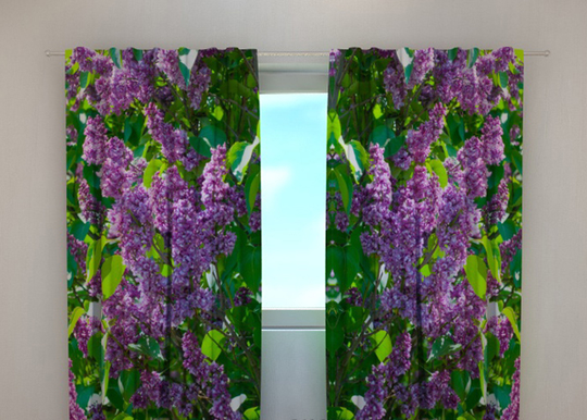 Puolipimentävä verho LILAC 1, 240x220 cm