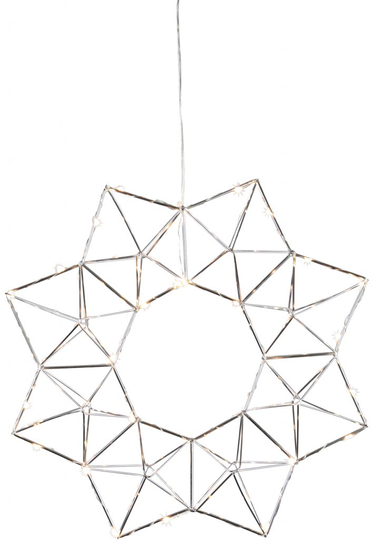 EDGE metallstjärna 30L chrome (Kromattu / kiillotettu)