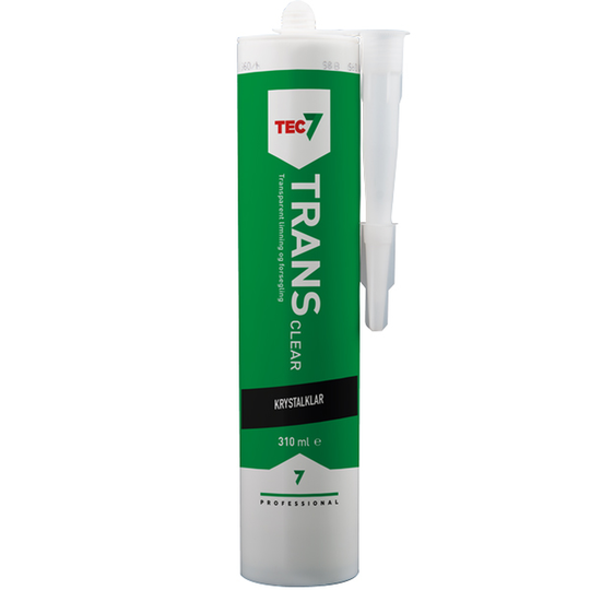 Tec7 Trans Liima / Laasti Tuubi. Kristallinkirkas 310 ml