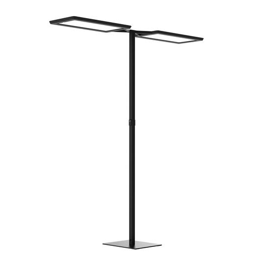 LED-lattiavalaisin Yara.double 4000K PIR, musta