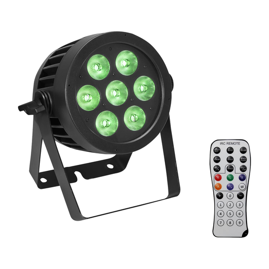 EUROLITE LED IP PAR 7x9W SCL -valonheitin IP65