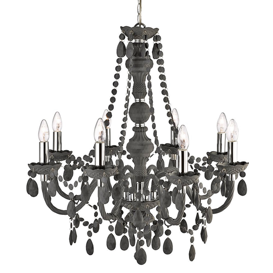 Marie Therese 8 lights (harmaa)