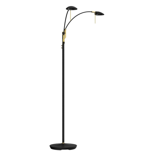 Toreno dubbel LED (musta)