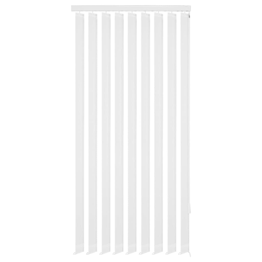 vidaXL Pystykaihtimet Valkoinen Kangas 150x180 cm