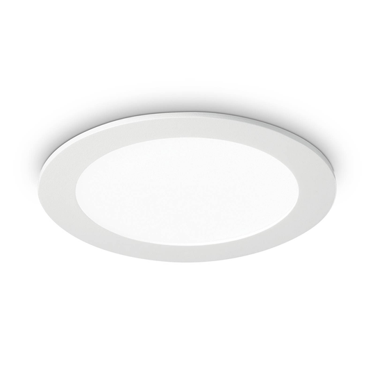 LED-kattouppovalaisin Groove round 3 000 K, 16,8cm