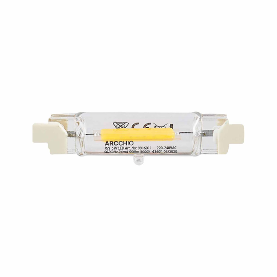Arcchio-LED-lamppu R7s 78,3mm 5W, 3 000 K