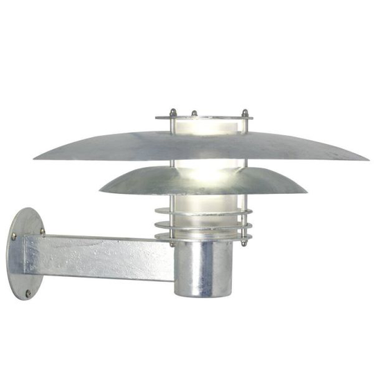 Nordlux PHOENIX 24381031 Seinävalaisin E27, IP44, 60W Galvanoitu