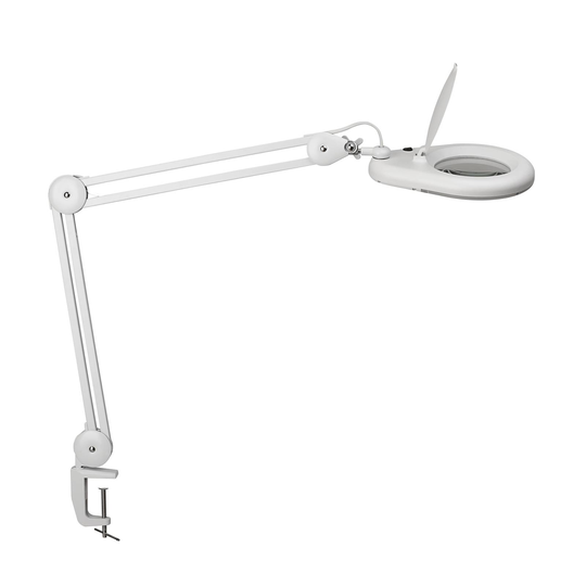LED-suurennuslasivalaisin MAULviso, valkoinen
