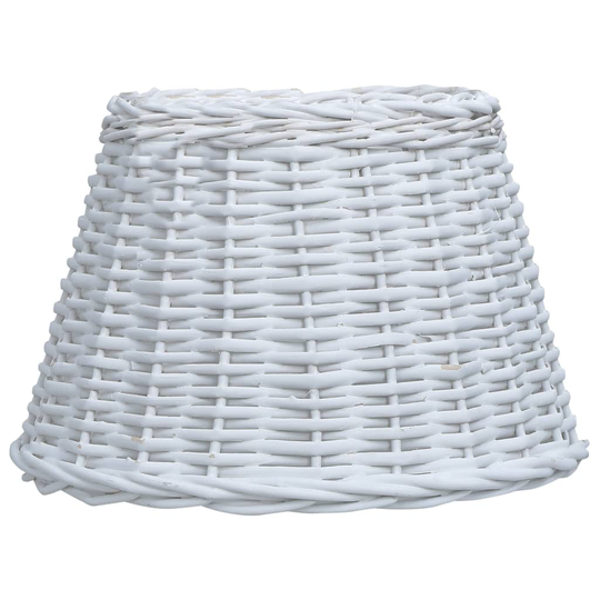 vidaXL Lampunvarjostin paju 38x23 cm valkoinen