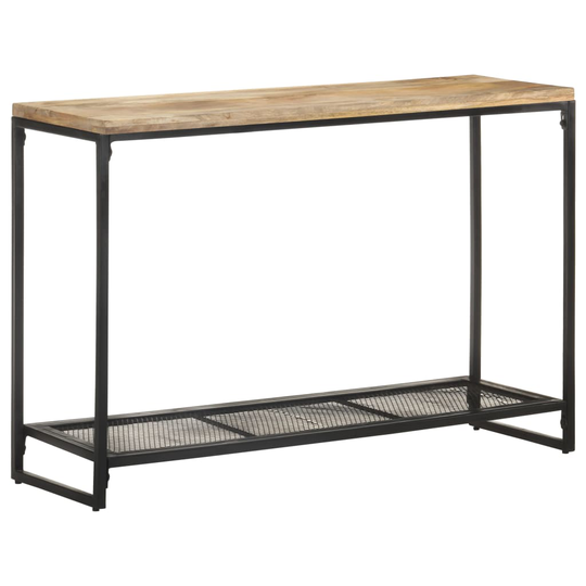 vidaXL Konsolipöytä 110x35x75 cm täysi mangopuu