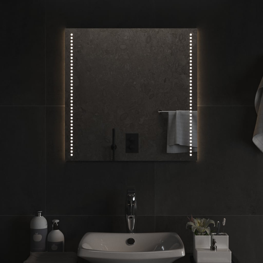 vidaXL Kylpyhuoneen LED-peili 60x60 cm