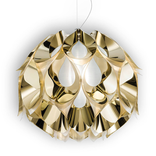 Slamp Flora -design-riippuvalaisin, kulta, 50 cm