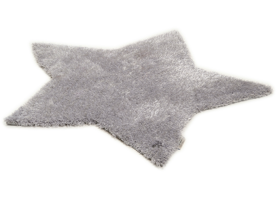 Pitkänukkainen matto Soft Uni Star 100x100 cm