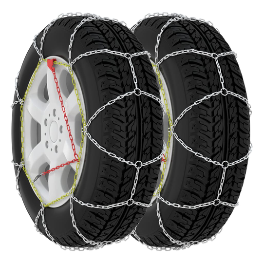 vidaXL Autonrenkaiden lumiketjut 2 kpl 16 mm SUV 4x4 koko 450