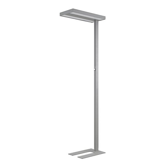 ELC Curina toimiston LED-lattiavalaisin, hopea