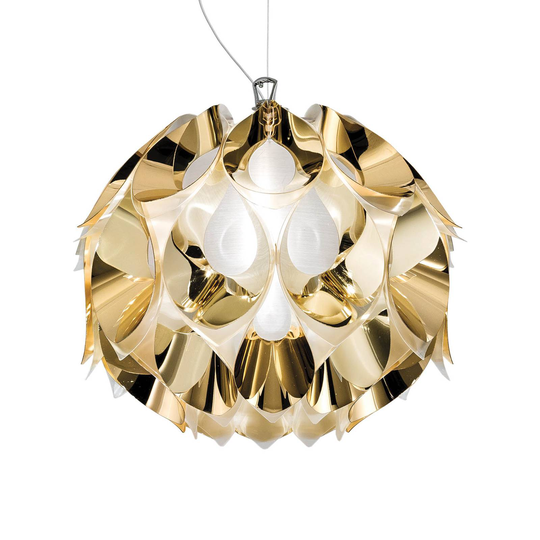 Slamp Flora -design-riippuvalaisin, kulta, 36 cm