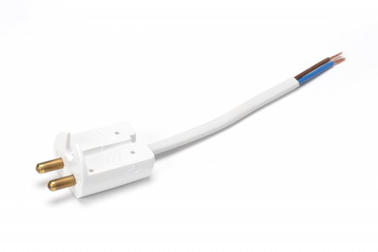 Lamp plug 14cm cable Ojordad (valkoinen)