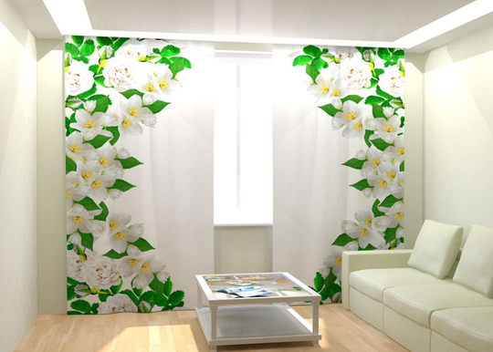 Kuvaverhot A WILD ROSE WINDOW 300x260 cm