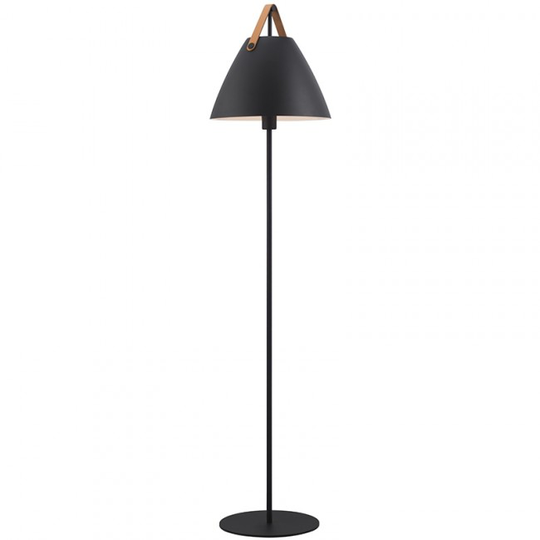 Strap floor light (musta)