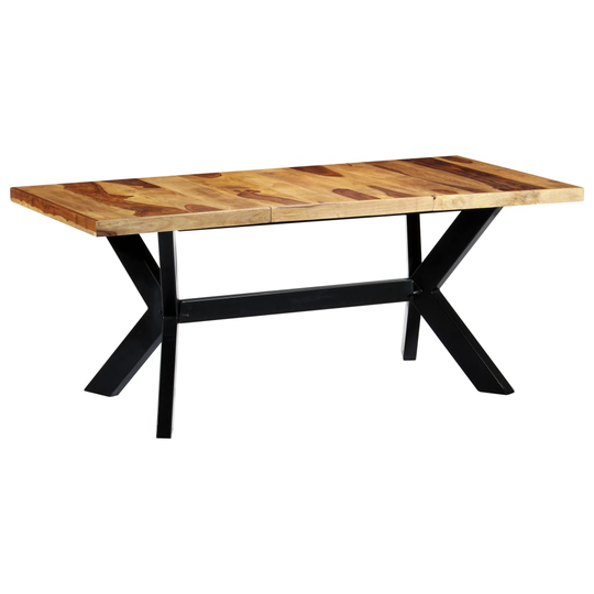 vidaXL Ruokapöytä 180x90x75 cm seesampuu