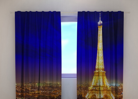 Puolipimentävä verho GLITTER PARIS 240x220 cm
