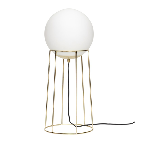 Table/Floor light stativ opal (Brass / Kulta)