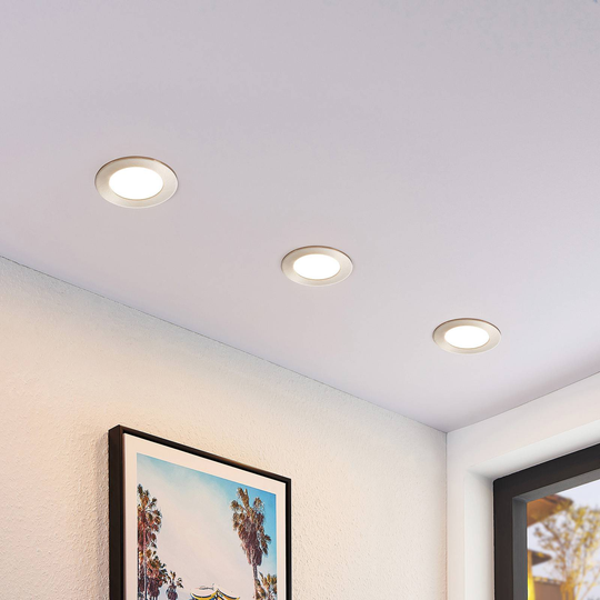 ELC Jupiter LED-uppovalaisin, 3 kpl, nikkeli