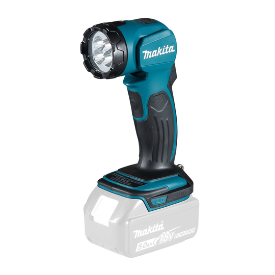 Makita DML815 -LED-akkukäsivalo 18 V, kääntyvä