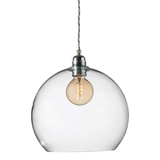 Rowan glass pendant 28cm (Kirkas / läpinäkyvä)