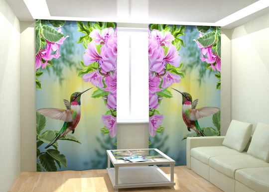 Kuvaverhot HUMMING BIRD 300x260 cm