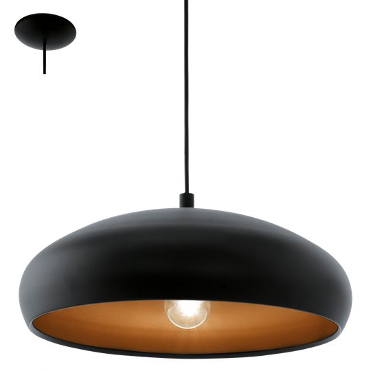 Mogano 1 pendant (musta)