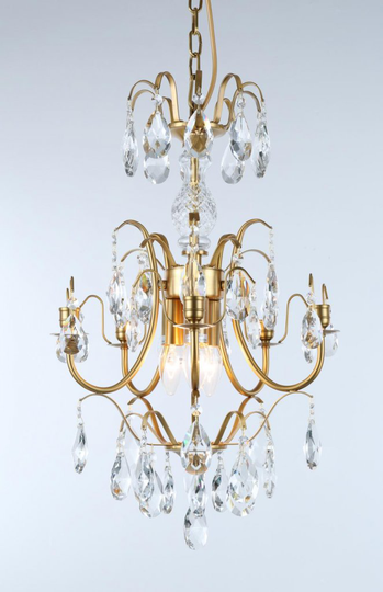 Charlotte chandelier small (Brass / Kulta)
