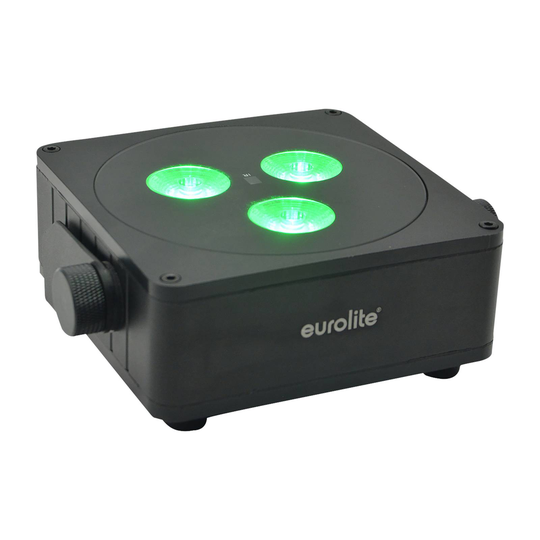 EUROLITE Akku Flat Light 3-LED-kohdevalo 24W IP65