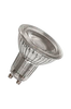 GU10 himmennettävä LED, 5 W, 2700 K, 300 lm Läpikuultava