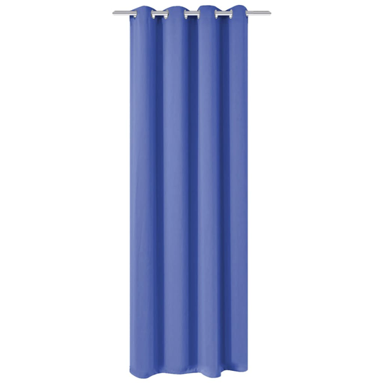vidaXL Pimennysverho purjerenkailla 270x245 cm Sininen