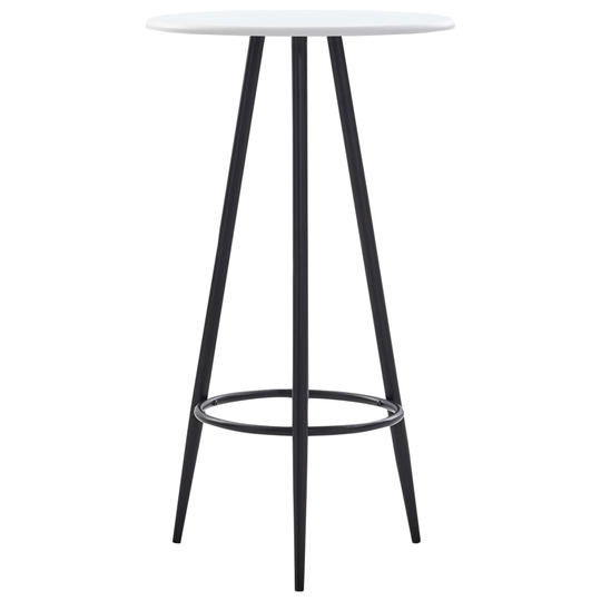 vidaXL Baaripöytä valkoinen 60x107,5 cm MDF