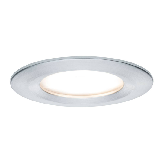 Paulmann 3 spottia Slim Coin himmennys alumiini