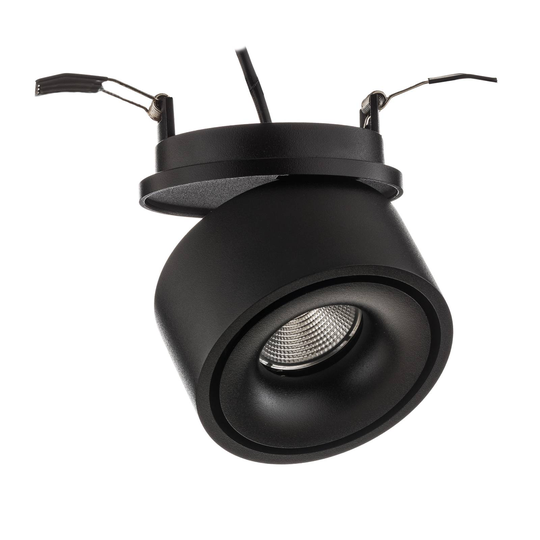 Egger Clippo EP LED-kattospotti, musta 2 700 K