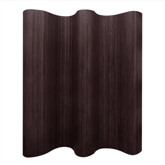 vidaXL Tilanjakaja bambu 250x165 cm tummanruskea