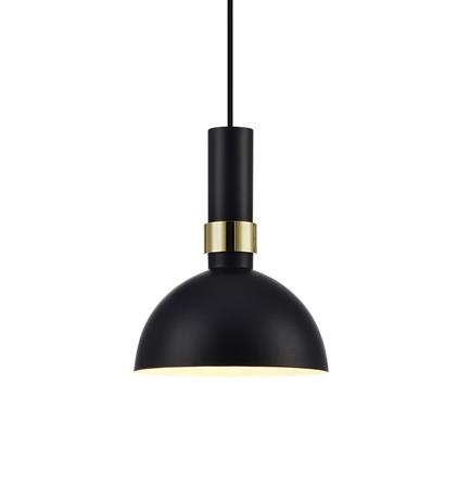 Larry pendant black (Brass / Kulta)