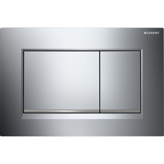 Geberit Sigma 30 Huuhtelulevy kaksoishuuhtelu Kiiltokromi