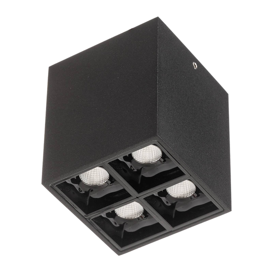 Liro-LED-kattokohdevalo, musta 34° 2 700 K