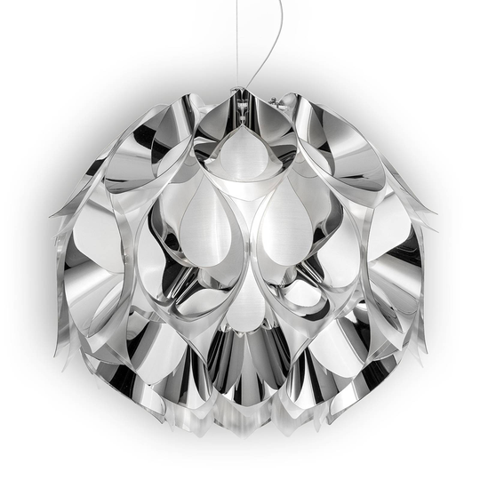 Slamp Flora -design-riippuvalaisin, hopea, 50 cm
