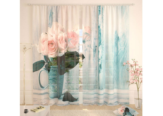 Tylliverho White Roses 400x260 cm