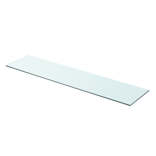 vidaXL Hyllypaneeli Kirkas Lasi 90x20 cm