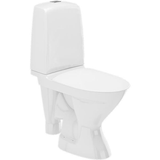 Ifö Spira Rimfree 627008811004 WC-istuin pehmeällä istuinkannella, pesuallasliitäntä, oikea