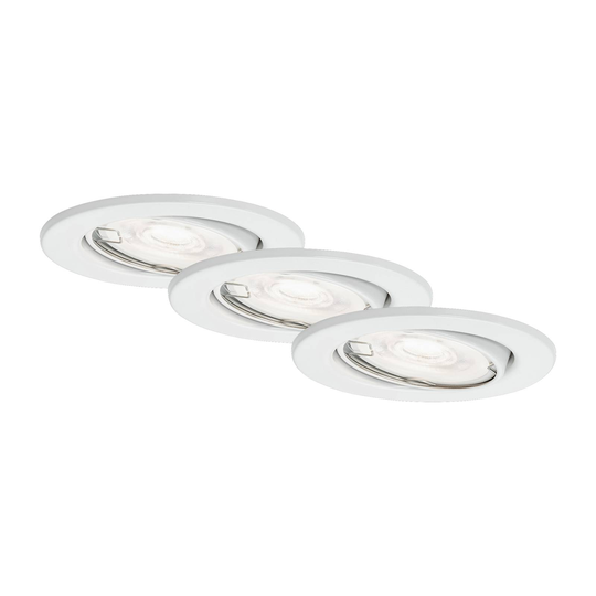 LED-uppokohdevalo 7182-036, valkoinen Ø 8,6 3 kpl