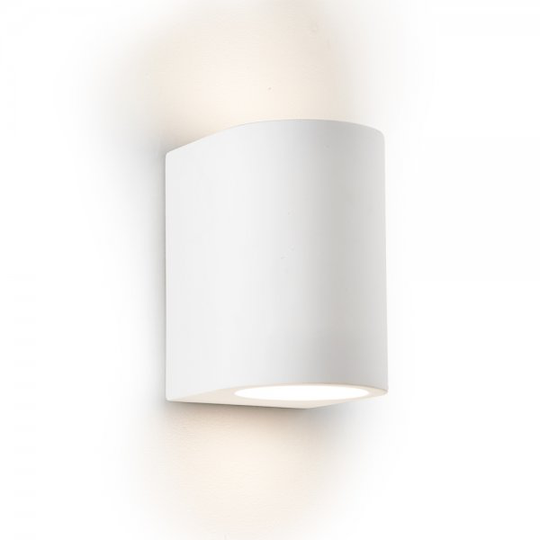 Gypsum wall oval (valkoinen)